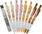 12-Pack Capybara Mechanical Pencils with Built-In Sharpener – 2.0mm Non-Sharpening Automatic Pencils with 12 2B Lead Refills – Fun School, Drawing, and Writing Supplies (Black)